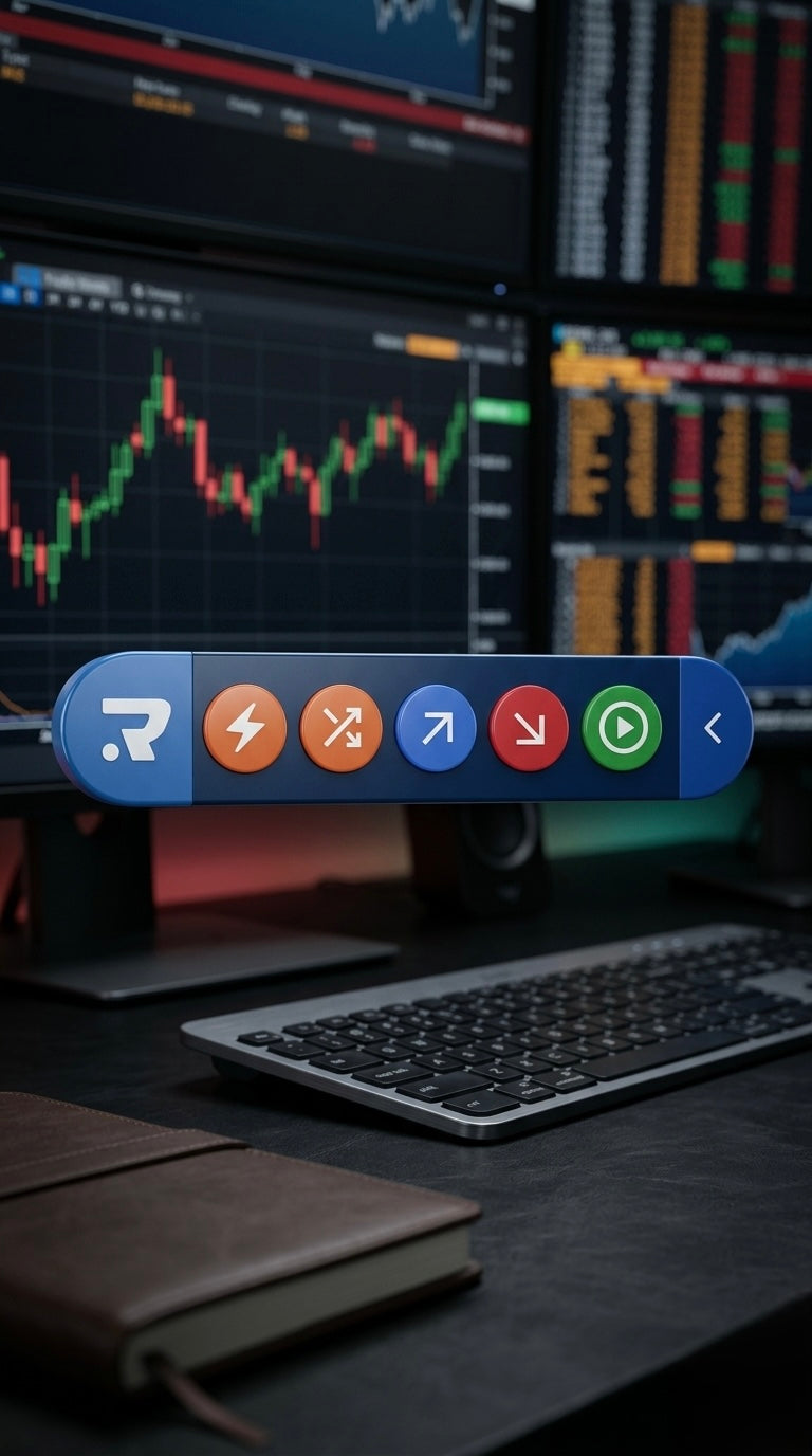 MetaTrader interface with Riskeys Premium overlay